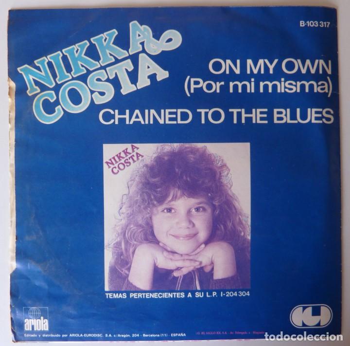 Discos de vinilo: NIKKA COSTA // ON MY OWN // 1981 // SINGLE - Foto 2