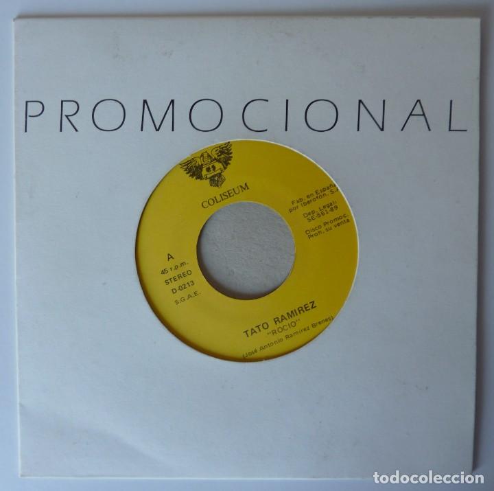 Discos de vinilo: TATO RAMIREZ // ROCIO // PROMO // 1989 // SINGLE