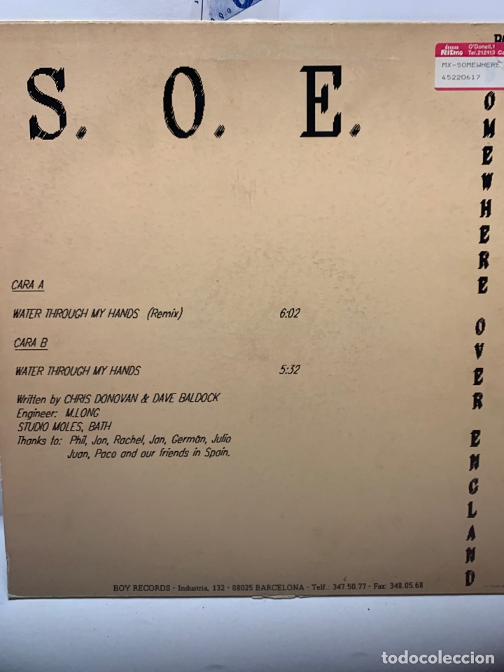 Discos de vinilo: VIN1894 s.o.e VINILO SEGUNDA MANO - Foto 2