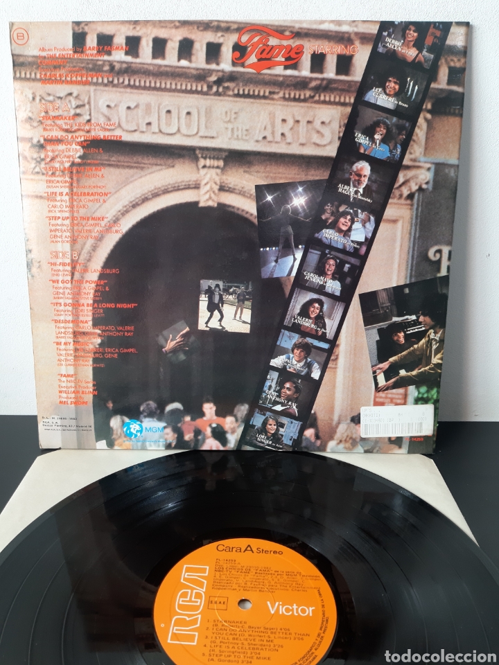 Discos de vinilo: LOS CHICOS DE FAMA. RCA. 1982. SPAIN - Foto 3