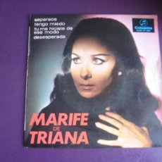 Discos de vinilo: MARIFE DE TRIANA - SEPARAOS +3 - EP COLUMBIA 1967 - CANCION ESPAÑOLA - COPLA