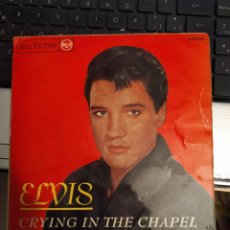 Discos de vinilo: ELVIS PRESLEY: CRYING IN THE CHAPEL, SWING DOWN SWEET CHARIOT+ 2 ED ESPAÑA RCA 1965. Lote 267259229