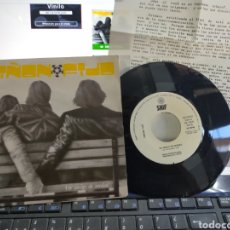 Discos de vinilo: PIÑÓN FIJO SINGLE PROMOCIONAL UN AMIGO DE VERDAD 1988 + HOJA PROMO
