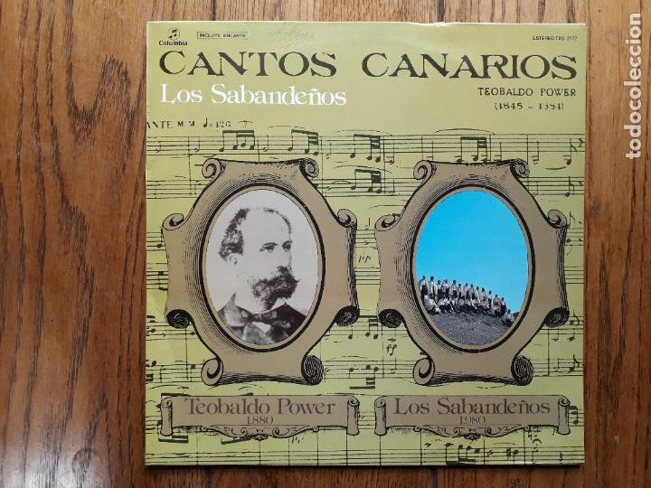 Discos de vinilo: Los sabande&ntilde;os - cantos canarios - Foto 1