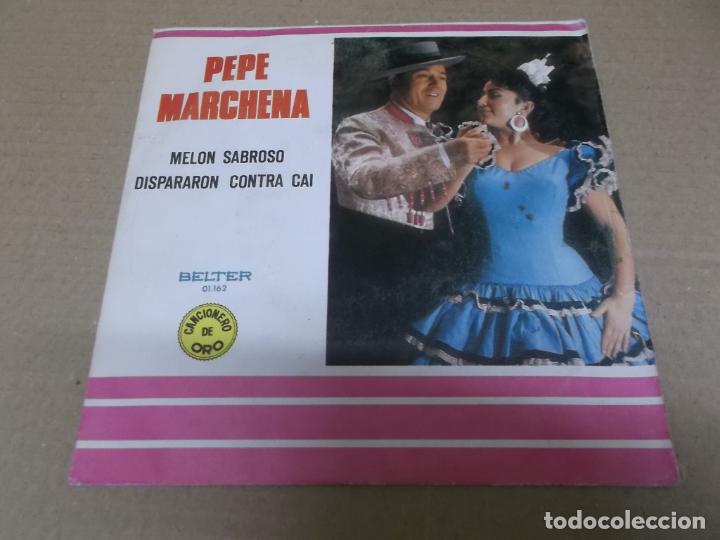 Discos de vinilo: PEPE MARCHENA (SINGLE) MELON SABROSO A&Ntilde;O 1972 - Foto 1