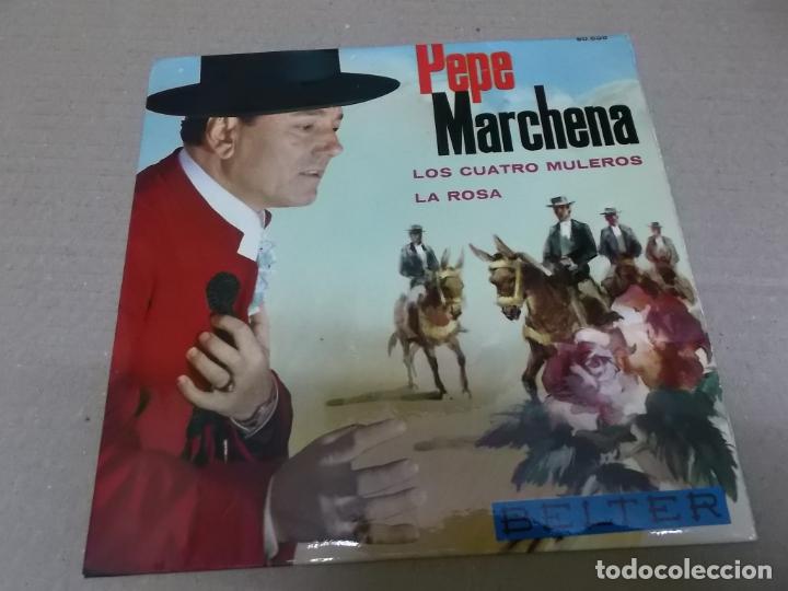 Discos de vinilo: PEPE MARCHENA (EP) LOS CUATRO MULEROS A&Ntilde;O 1963 - Foto 1