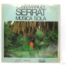 Discos de vinilo: VINILO JOAN MANUEL SERRAT - MÚSICA SOLA. Lote 267363134