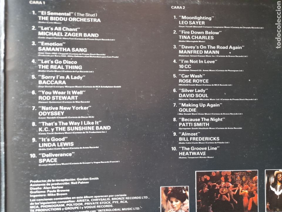 Discos de vinilo: EL SEMENTAL BSO 20 SUPER&Eacute;XITOS - Foto 2