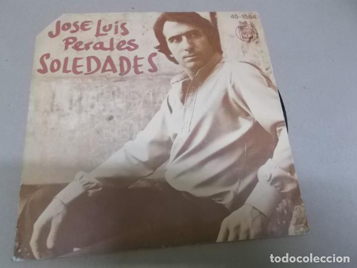 Discos de vinilo: JOSE LUIS PERALES (SINGLE) SOLEDADES A&Ntilde;O 1977 - Foto 1