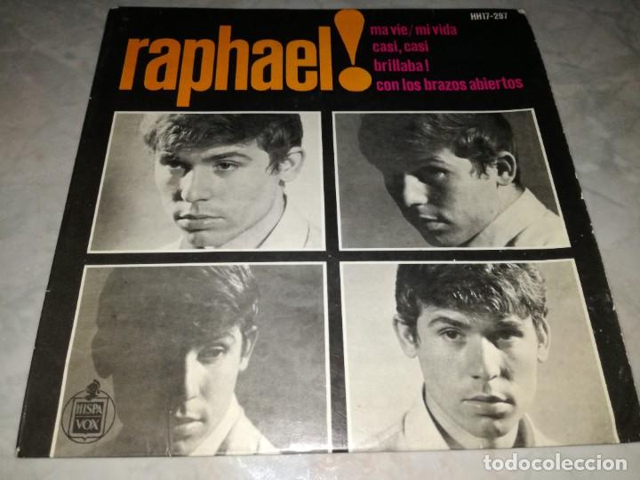 Discos de vinilo: RAPAHEL-MI VIDA-BRILLABA-ORIGINAL A&Ntilde;O 1964 - Foto 1