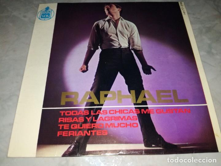 Vinyl-Schallplatten: RAPHAEL-TODAS LAS CHICAS ME GUSTAN-TE QUIERO MUCHO-ORIGINAL A&Ntilde;O 1967