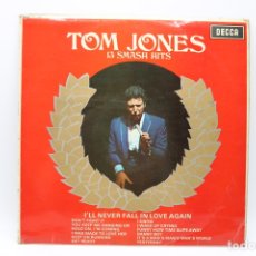 Discos de vinilo: VINILO TOM JONES - 13 SMASH HITS. Lote 267398254