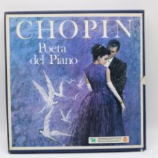 Discos de vinilo: VINILOS ESTUCHE DE 4 LP CHOPIN - POETA DEL PIANO 1968. Lote 267400609