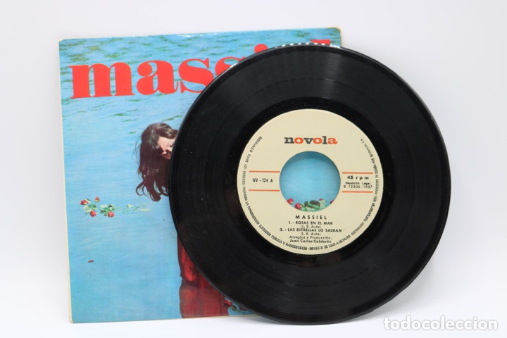 Discos de vinilo: Disco EP MASSIEL 1967 Rosas en el mar - Foto 2