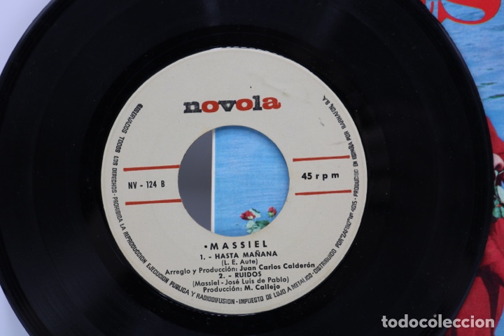 Discos de vinilo: Disco EP MASSIEL 1967 Rosas en el mar - Foto 5