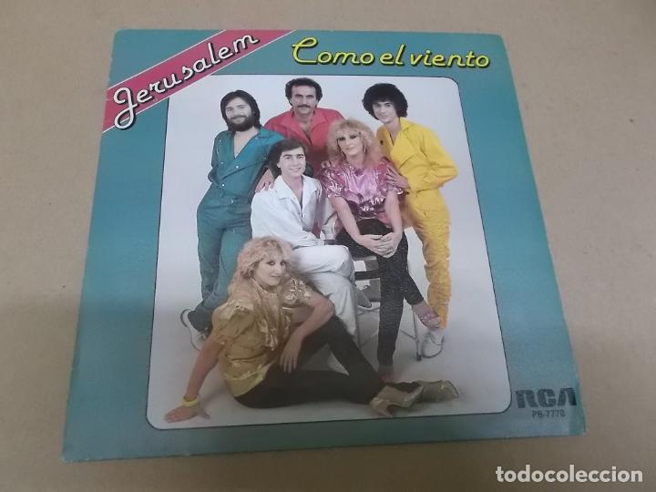 Discos de vinilo: JERUSALEM (SINGLE) COMO EL VIENTO A&Ntilde;O 1982 - PROMOCIONAL - Foto 1