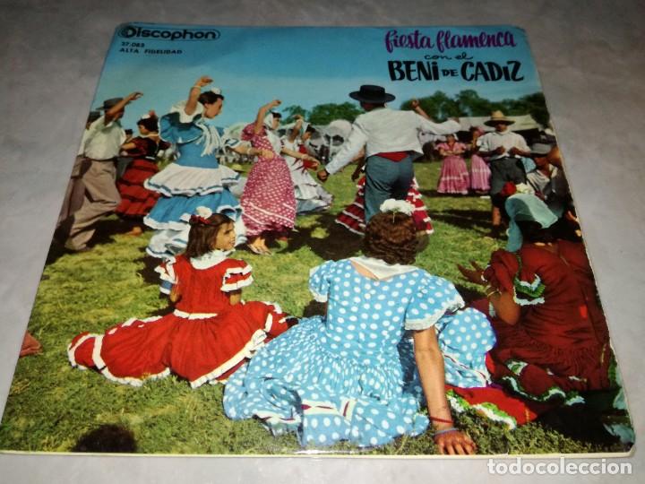 Discos de vinilo: FIESTA FLAMENCA CON EL BENI DE CADIZ - Foto 1