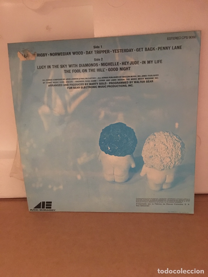 Discos de vinilo: DISCO VINILO LP MOOG PLAY THE BEATLES - Foto 2