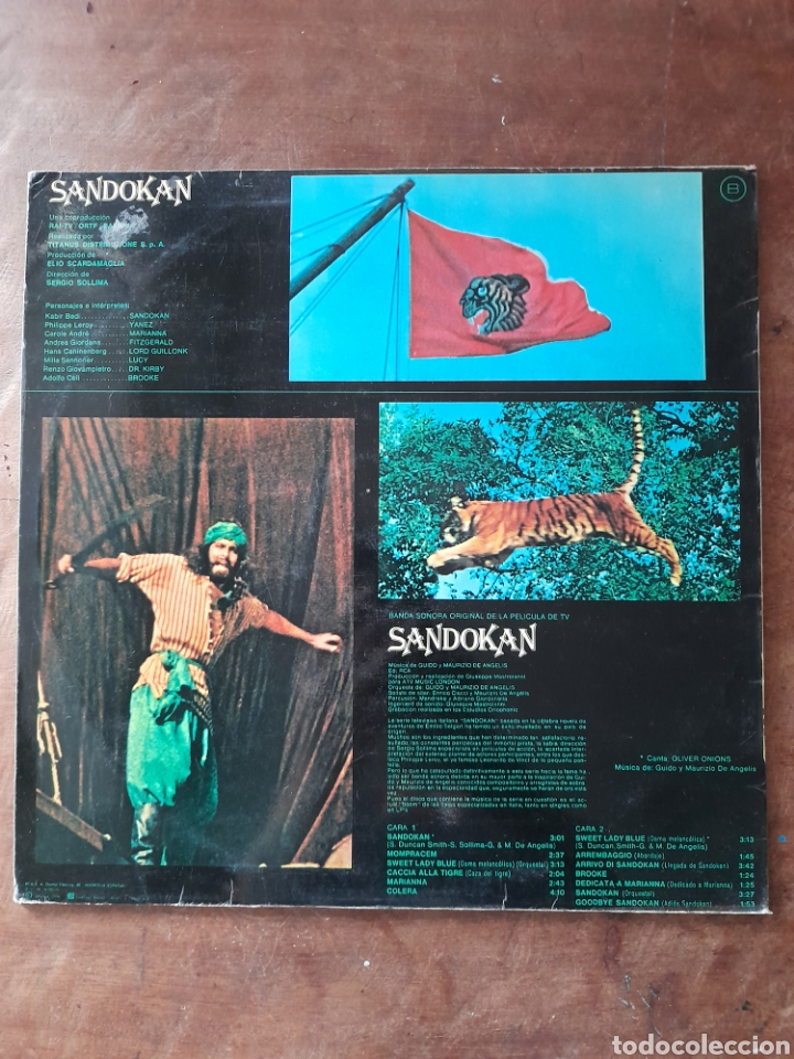 Discos de vinilo: SANDOKAN BSO - Foto 2
