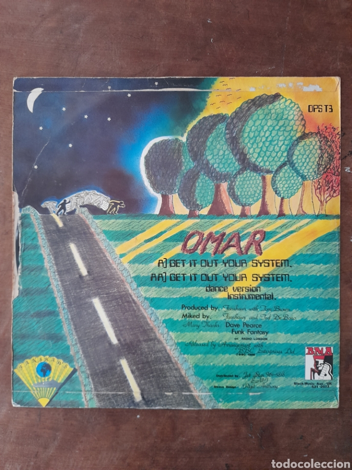 Discos de vinilo: OMAR, GET IT OUT YOUR SYSTEM 2 VERSIONES - Foto 2