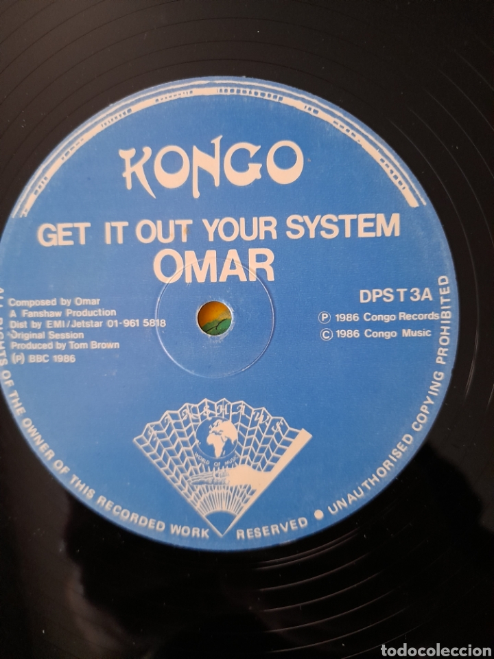 Discos de vinilo: OMAR, GET IT OUT YOUR SYSTEM 2 VERSIONES - Foto 3