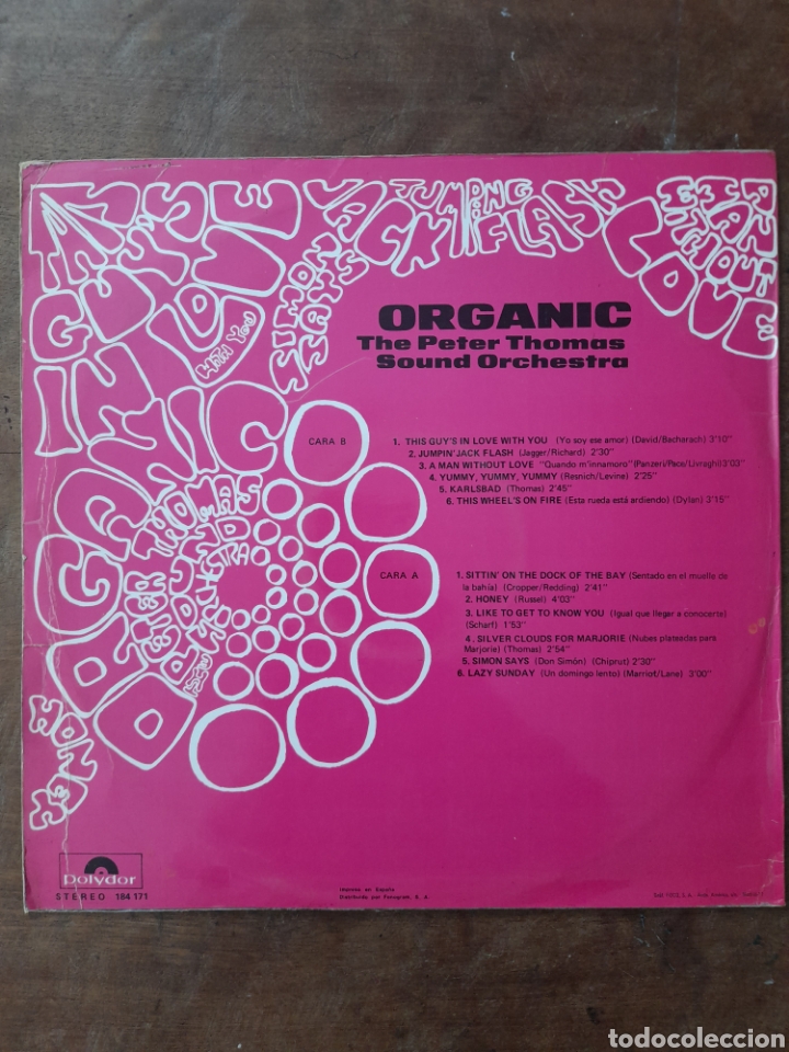 Discos de vinilo: THE PETER THOMAS SOUND ORCHESTRA, ORGANIC - Foto 2