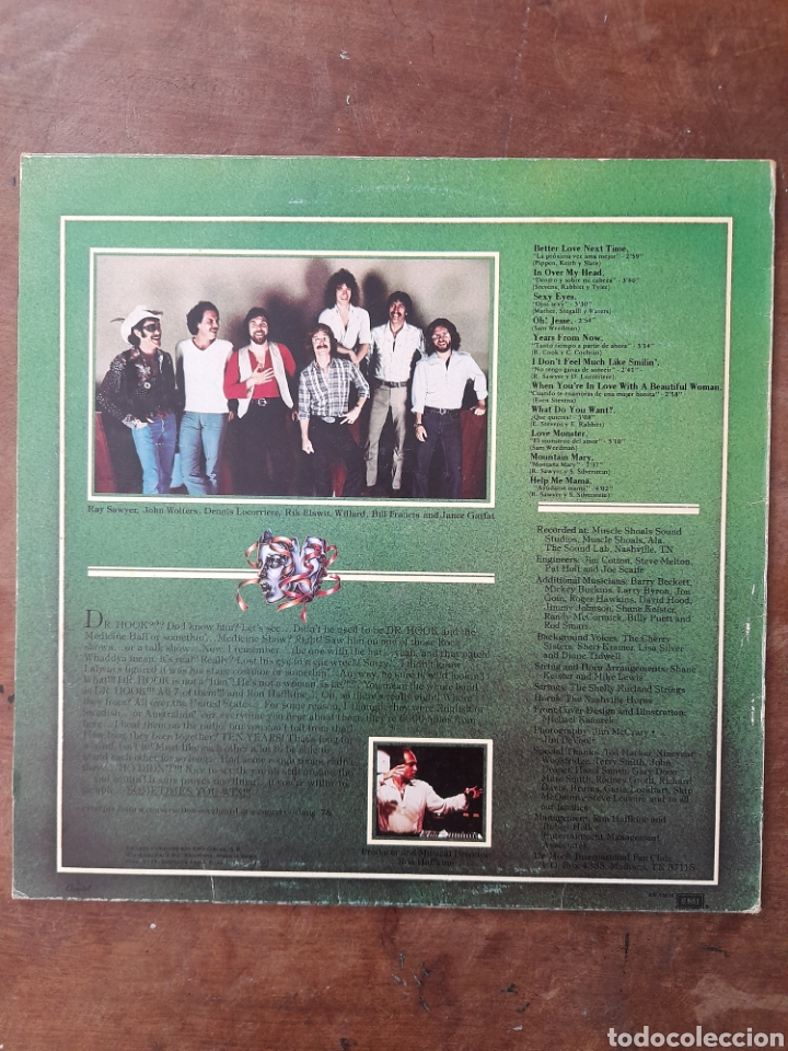 Discos de vinilo: DR. HOOK, SOMETIMES YOU WIN - Foto 2