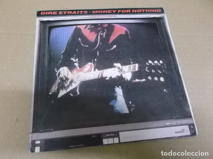 Discos de vinilo: DIRE STRAITS (SINGLE) MONEY FOR NOTHING A&Ntilde;O 1995 - Foto 1