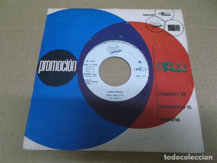 Discos de vinilo: JAMES ROYAL (SINGLE) NOAH A&Ntilde;O 1971 - Foto 1