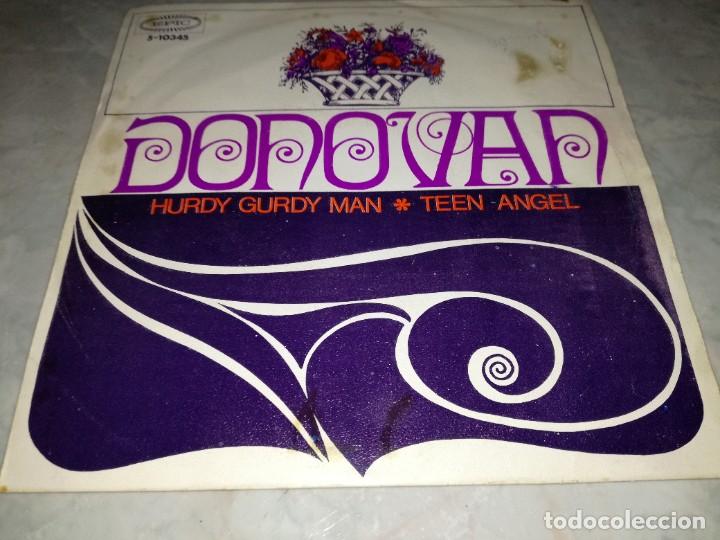 Discos de vinilo: DONOVAN-HURDY GURDY MAN-ORIGINAL ESPA&Ntilde;OL 1969 - Foto 1