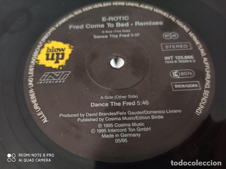 Discos de vinilo: E-Rotic - Fred Come To Bed (Remixes) (12&rdquo;) - Foto 1