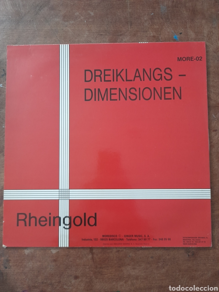 Discos de vinilo: RHEINGOLD, DREIKLANGS-DIMENSIONEN - Foto 2