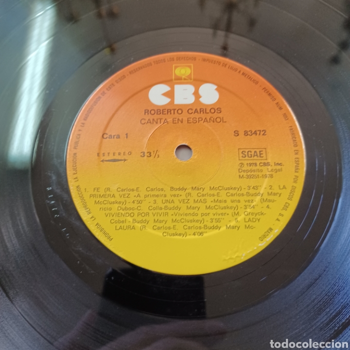 Discos de vinilo: ROBERTO CARLOS CANTA EN ESPA&Ntilde;OL 1978 - Foto 3