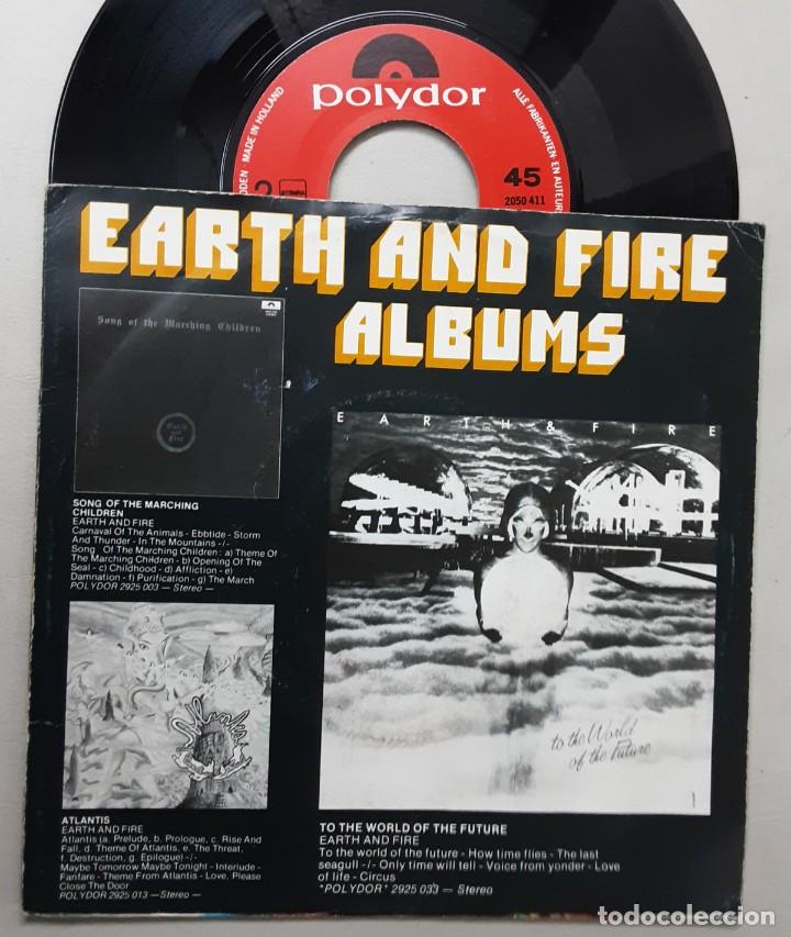 Discos de vinilo: EARTH AND FIRE, WHAT DIFFERENCE DOES IT MAKE, + version Instrumental - Foto 2