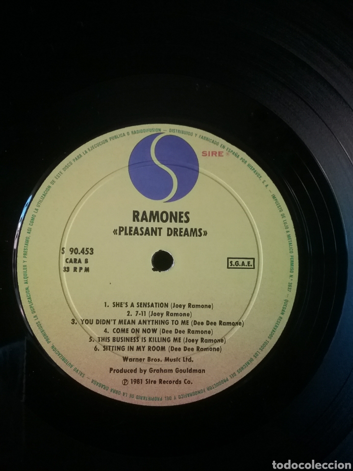Discos de vinilo: RAMONES 1981 Sire .Hispavox Records Spain - Foto 6