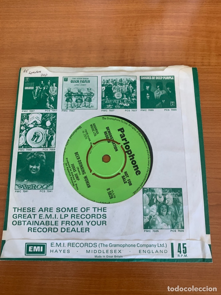 Discos de vinilo: Judas Jump - Run for your life - Foto 2