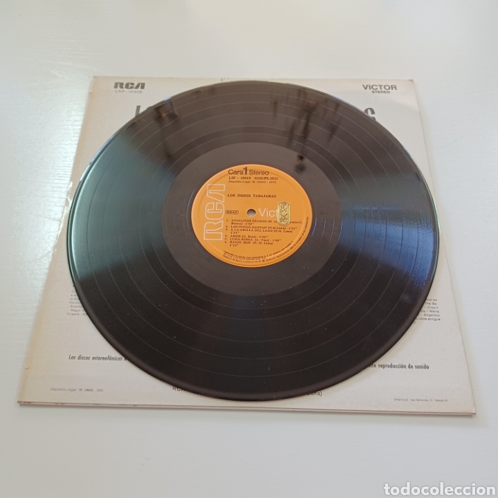 Discos de vinilo: LOS INDIOS TABAJARAS - ANGELITOS NEGROS ... - Foto 2