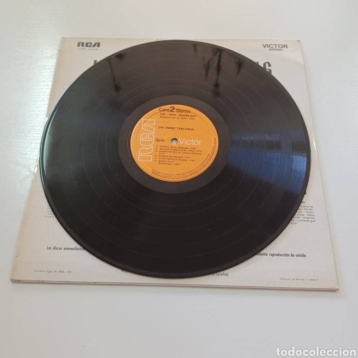 Discos de vinilo: LOS INDIOS TABAJARAS - ANGELITOS NEGROS ... - Foto 3