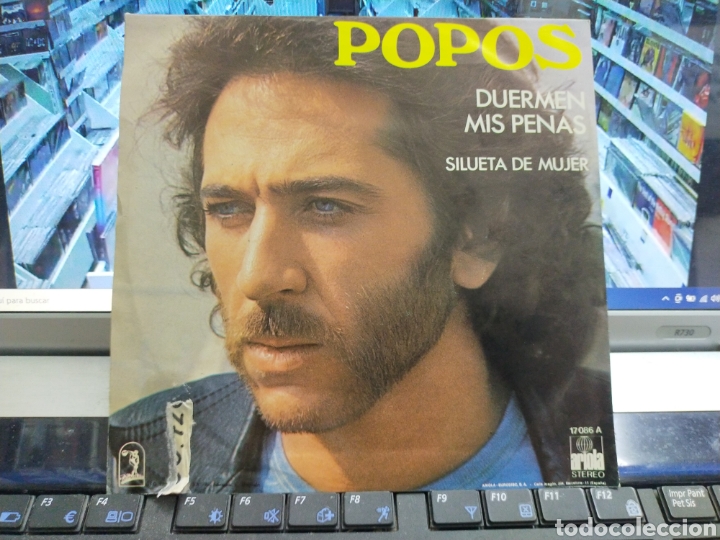 Discos de vinilo: Popos single duermen mis penas 1976 - Foto 2