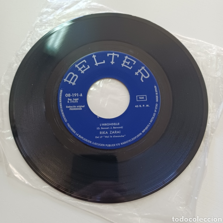 Discos de vinilo: RIKA ZARAI 1973 BELTER - Foto 3