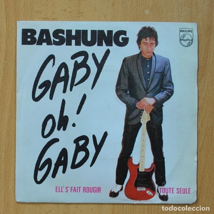 Discos de vinilo: ALAIN BASHUNG - GABY OH! GABY - SINGLE - Foto 1
