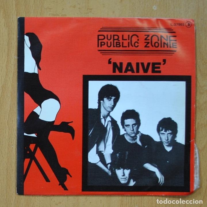 Discos de vinilo: PUBLIC ZONE - NAIVE / INNOCENCE - PROMO - SINGLE - Foto 1