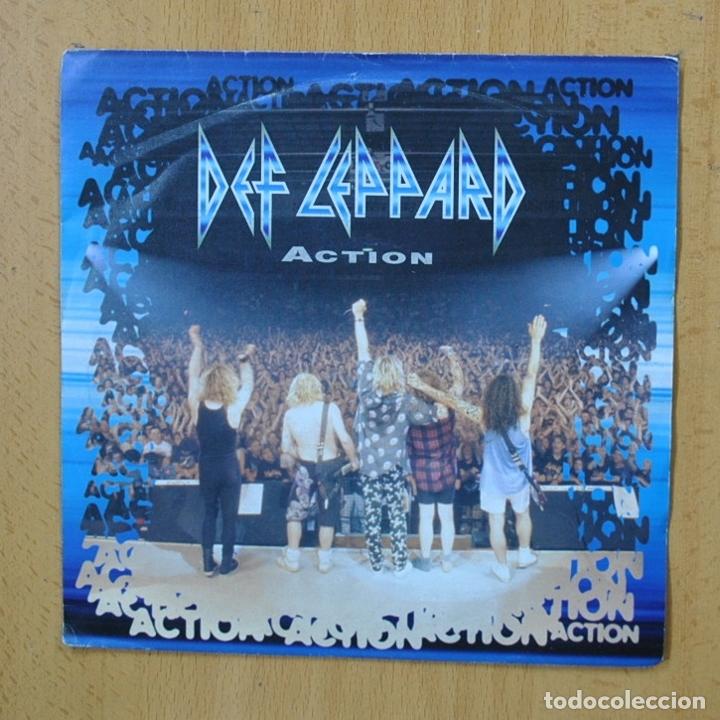 Discos de vinilo: DEF LEPPARD - ACTION - SINGLE - Foto 1