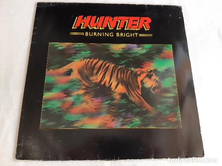 Discos de vinilo: HUNTER -BURNING BRIGHT- (1978) LP DISCO VINILO - Foto 1