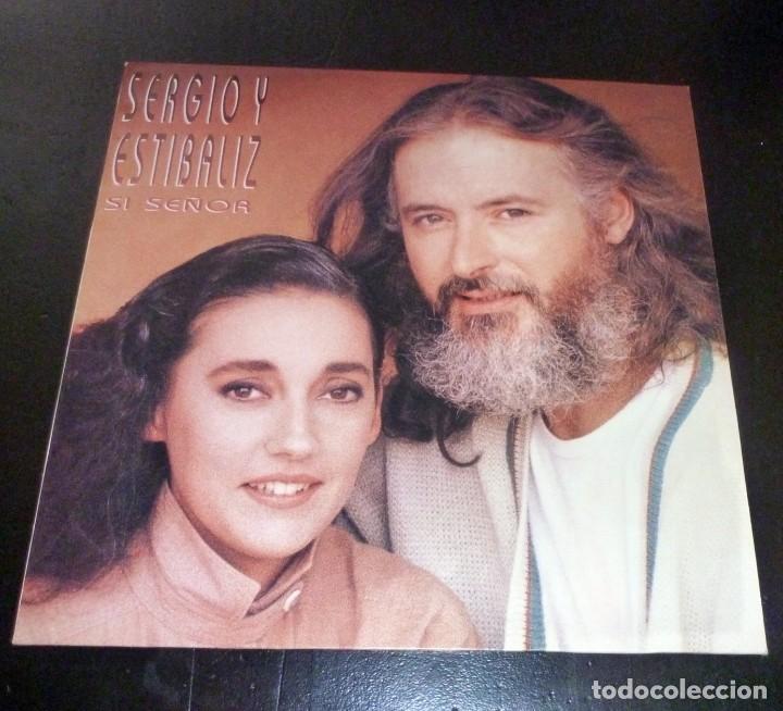 Discos de vinilo: LP Disco Vinilo . Sergio y Estibaliz - Si se&ntilde;or - Foto 1