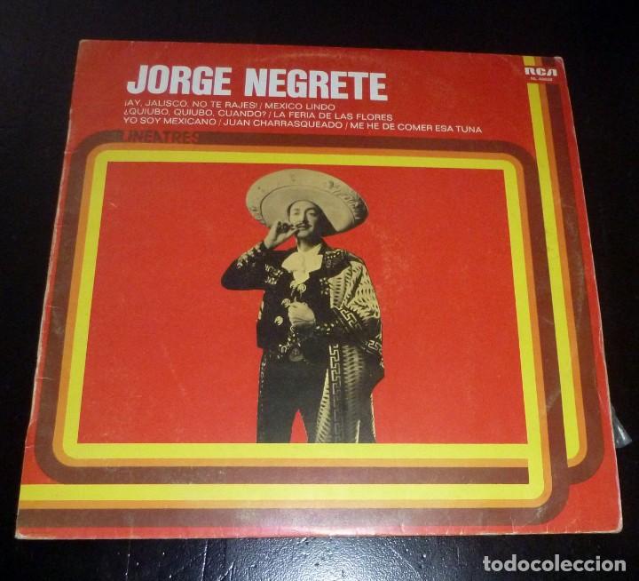 Discos de vinilo: LP Disco Vinilo . Jorge Negrete - Foto 1