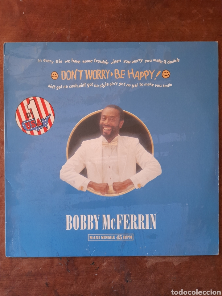 Discos de vinilo: BOBBY McFERRIN, DONT WORRY BE HARRY - Foto 1