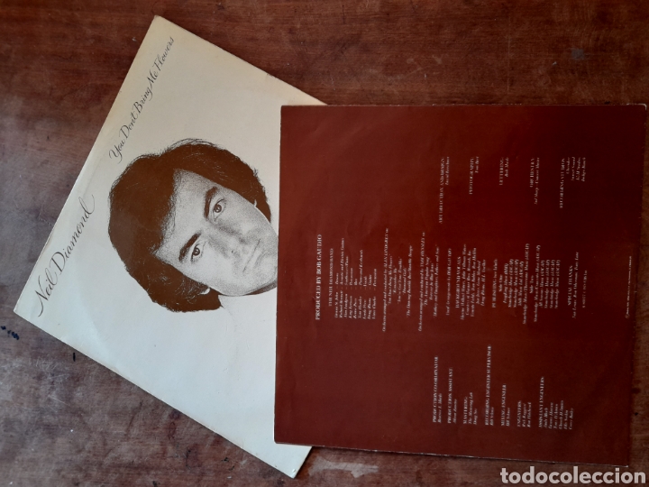 Discos de vinilo: NEIL DIAMOND, YOU DONT BRING ME FLOWERS - Foto 3
