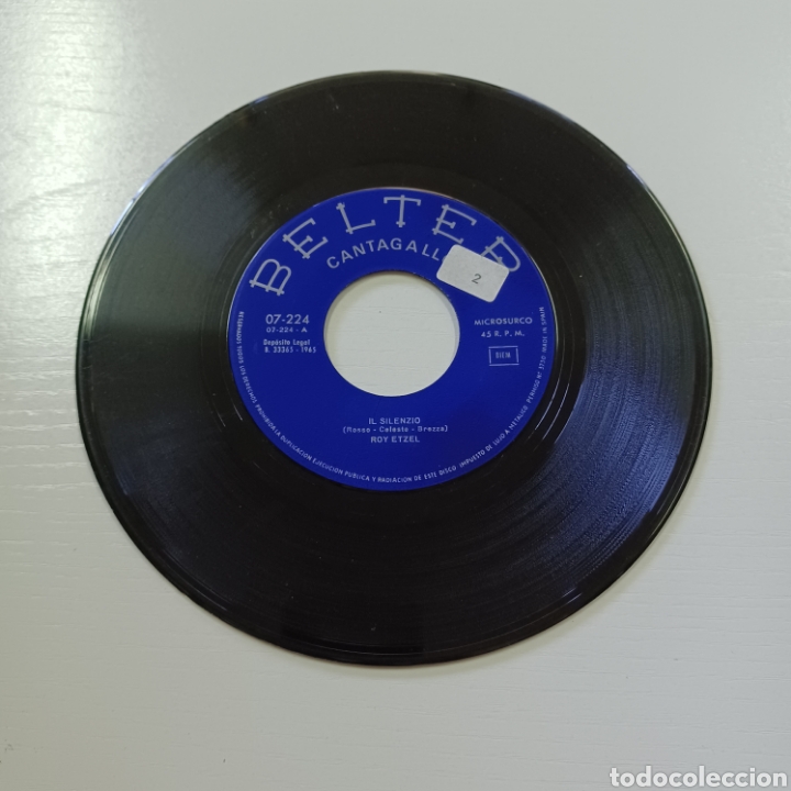 Discos de vinilo: ROY ETZEL - SILENCIO, MELANCOL&Iacute;A 1965 BELTER - Foto 3