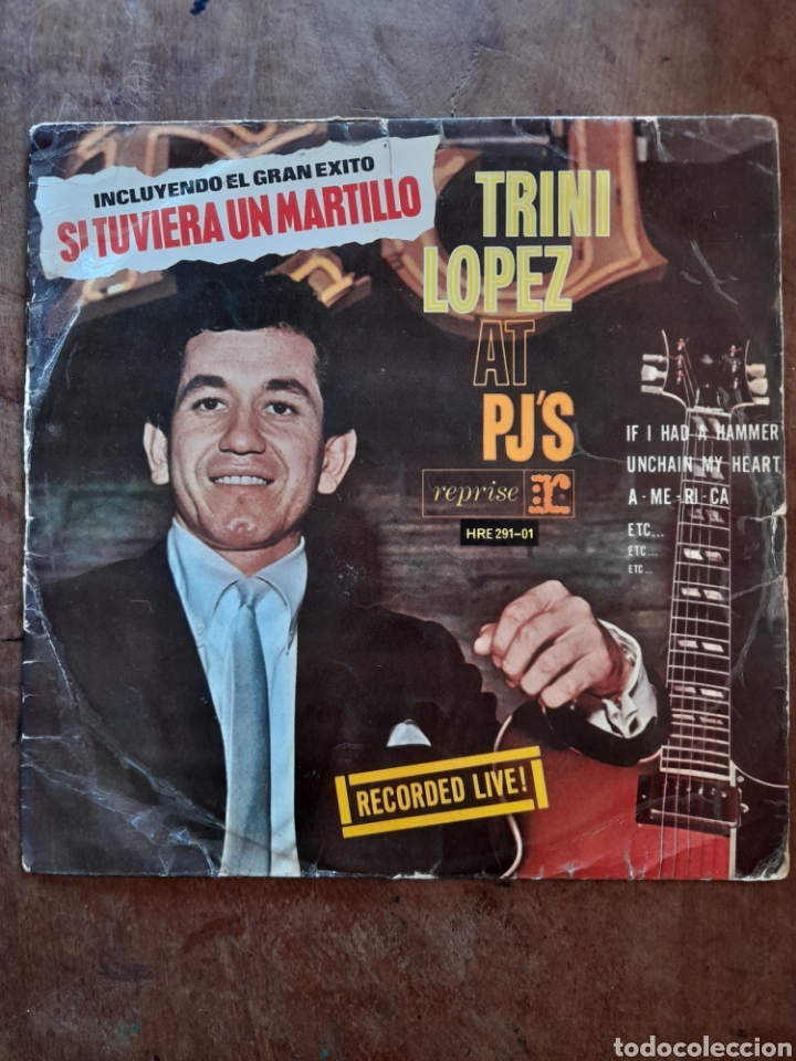 Discos de vinilo: TRINI LOPEZ AT PJS - Foto 1